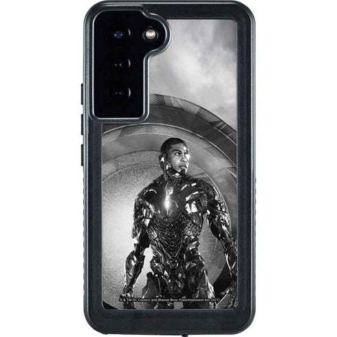 The Justice League (2017) Cyborg Poster Galaxy S24 Plus Waterproof Case