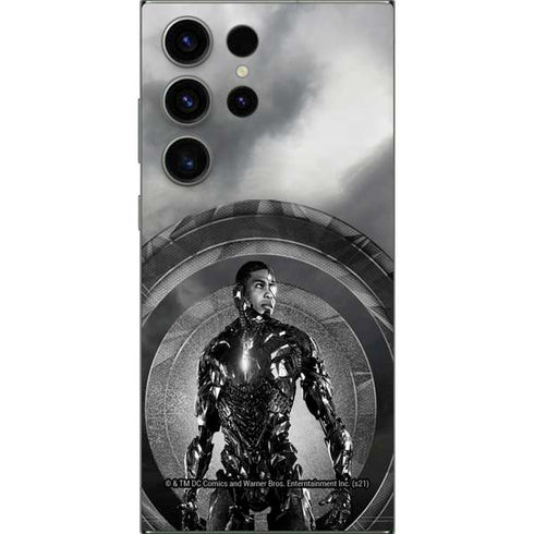 The Justice League (2017) Cyborg Poster Galaxy S25 Ultra Skin