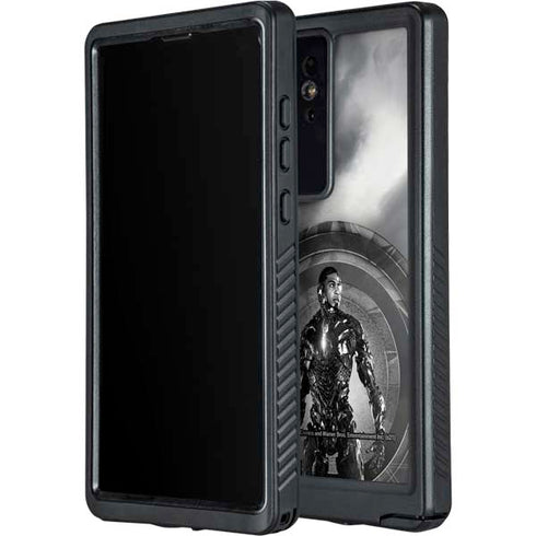 The Justice League (2017) Cyborg Poster Galaxy S24 Ultra Waterproof Case