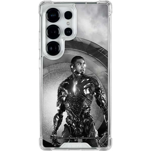The Justice League (2017) Cyborg Poster Galaxy S25 Ultra Clear Case