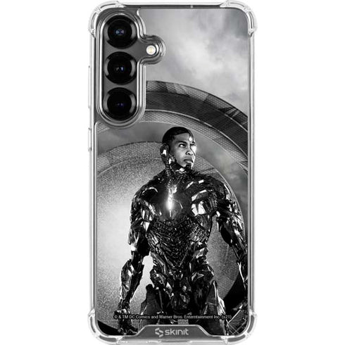The Justice League (2017) Cyborg Poster Galaxy S26 Plus Clear Case