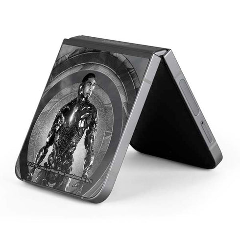 The Justice League (2017) Cyborg Poster Galaxy Z Flip6 Skin