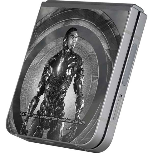 The Justice League (2017) Cyborg Poster Galaxy Z Flip6 Skin