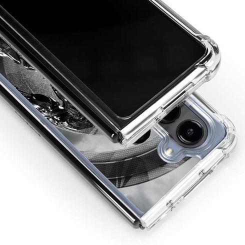 The Justice League (2017) Cyborg Poster Galaxy Z Fold5 5G Clear Case