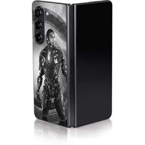 The Justice League (2017) Cyborg Poster Galaxy Z Fold5 5G Skin