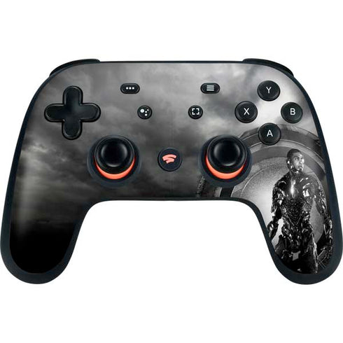 The Justice League (2017) Cyborg Poster Google Stadia Controller Skin