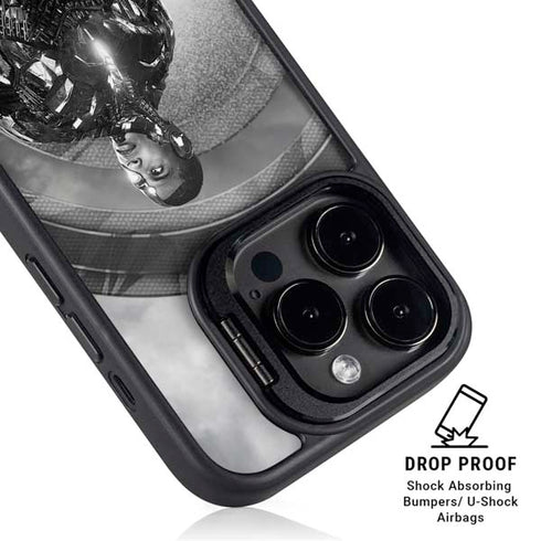 The Justice League (2017) Cyborg Poster iPhone 13 Pro Max Kickstand Case