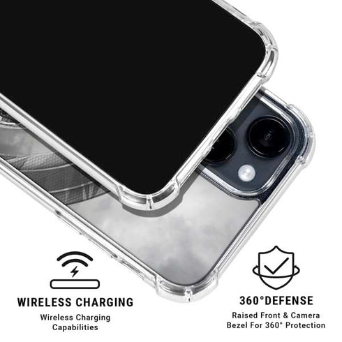 The Justice League (2017) Cyborg Poster iPhone 15 Clear Case