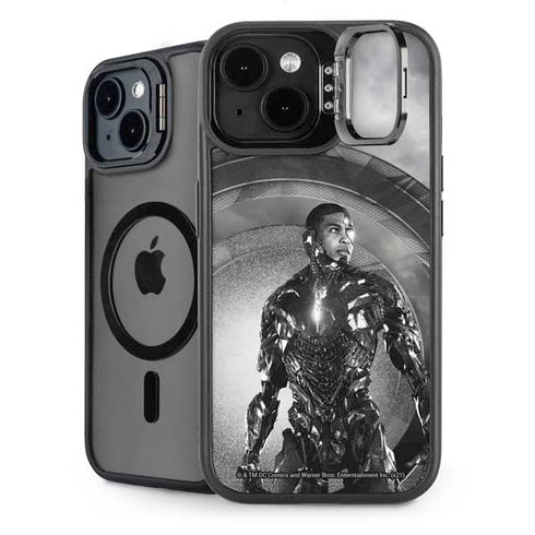 The Justice League (2017) Cyborg Poster iPhone 15 Plus Kickstand Case