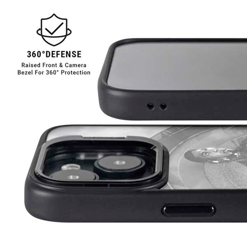 The Justice League (2017) Cyborg Poster iPhone 15 Plus Kickstand Case