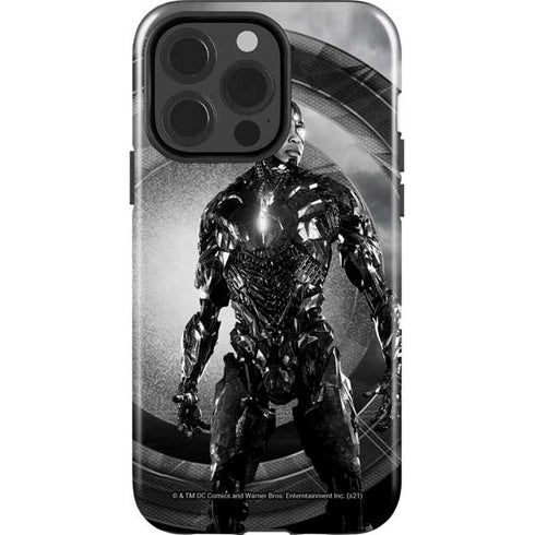 The Justice League (2017) Cyborg Poster iPhone 15 Pro Impact Case