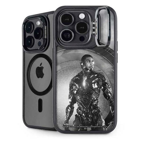 The Justice League (2017) Cyborg Poster iPhone 15 Pro Kickstand Case
