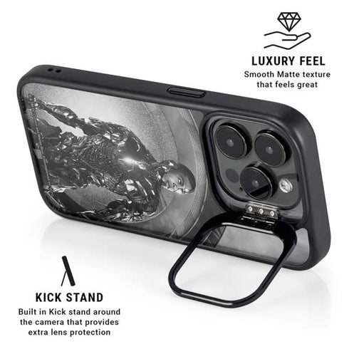 The Justice League (2017) Cyborg Poster iPhone 15 Pro Kickstand Case