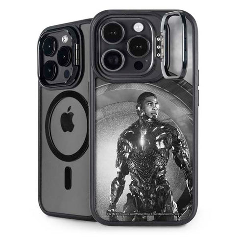 The Justice League (2017) Cyborg Poster iPhone 15 Pro Max Kickstand Case