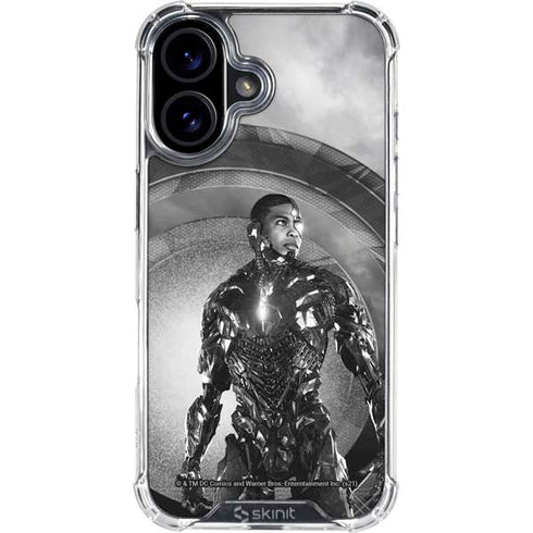 The Justice League (2017) Cyborg Poster iPhone 16 Clear Case