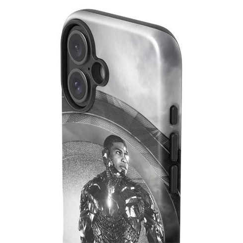 The Justice League (2017) Cyborg Poster iPhone 16 Plus Impact Case