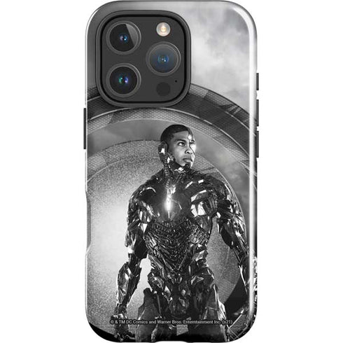 The Justice League (2017) Cyborg Poster iPhone 16 Pro Impact Case