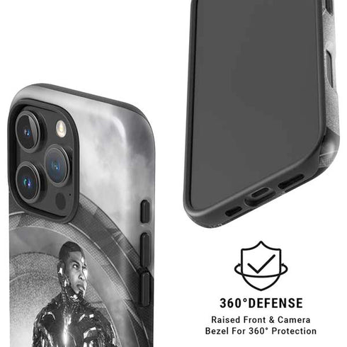 The Justice League (2017) Cyborg Poster iPhone 16 Pro Magsafe Impact Case