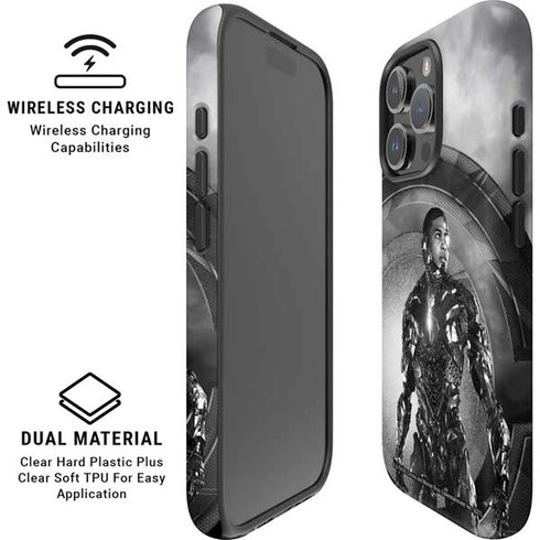 The Justice League (2017) Cyborg Poster iPhone 16 Pro Magsafe Impact Case