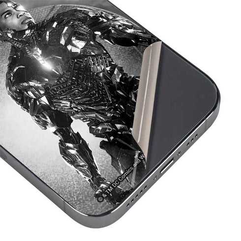 The Justice League (2017) Cyborg Poster iPhone 16 Pro Skin