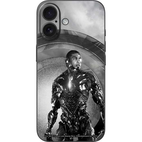 The Justice League (2017) Cyborg Poster iPhone 16 Skin