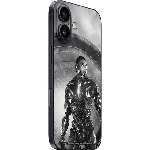 The Justice League (2017) Cyborg Poster iPhone 16 Skin