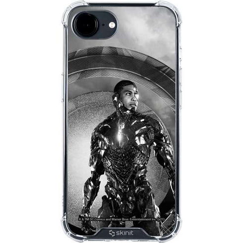 The Justice League (2017) Cyborg Poster iPhone 16e Clear Case