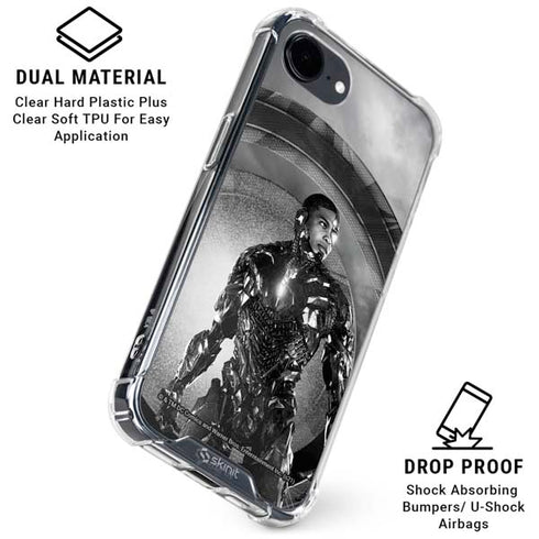 The Justice League (2017) Cyborg Poster iPhone 16e Clear Case