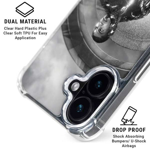 The Justice League (2017) Cyborg Poster iPhone 17 Clear Case