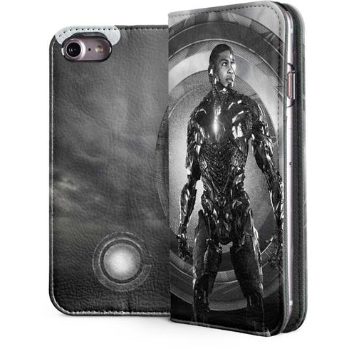 The Justice League (2017) Cyborg Poster iPhone 7 Folio Case