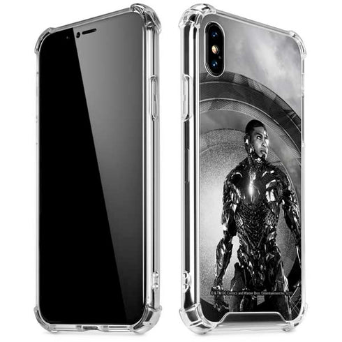 The Justice League (2017) Cyborg Poster iPhone X/XS Clear Case