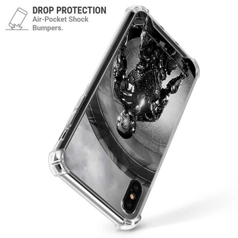The Justice League (2017) Cyborg Poster iPhone X/XS Clear Case