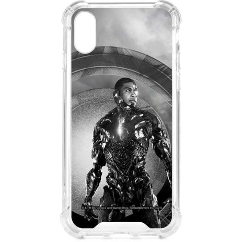 The Justice League (2017) Cyborg Poster iPhone XS Clear Case