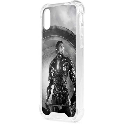 The Justice League (2017) Cyborg Poster iPhone XS Clear Case