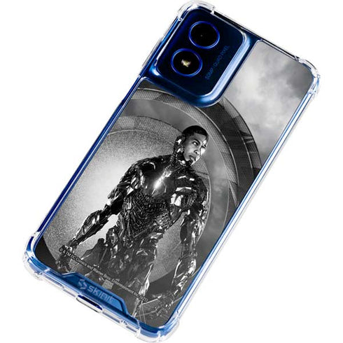 The Justice League (2017) Cyborg Poster Moto G 5G (2024) Clear Case