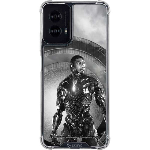 The Justice League (2017) Cyborg Poster Moto G Power 5G (2024) Clear Case