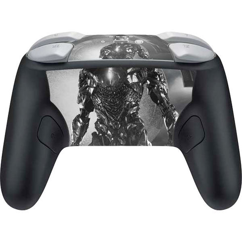 The Justice League (2017) Cyborg Poster Nintendo Switch 2 (2025) Pro Controller Skin