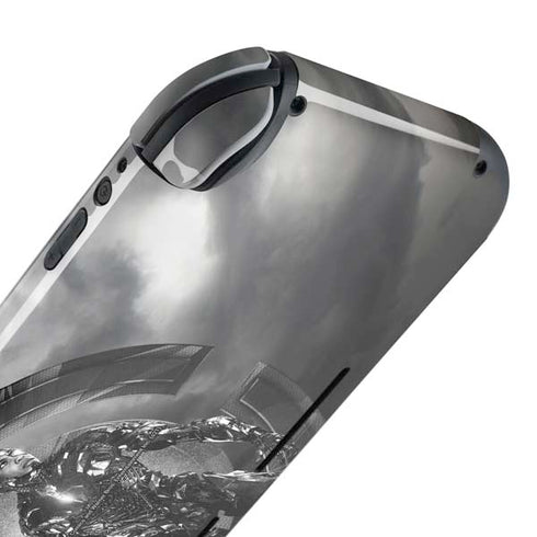 The Justice League (2017) Cyborg Poster Nintendo Switch Lite Skin