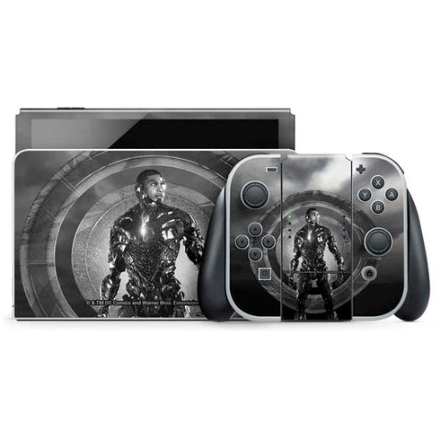 The Justice League (2017) Cyborg Poster Nintendo Skins