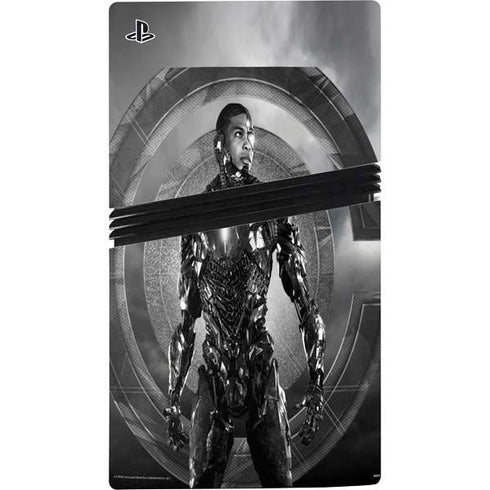 The Justice League (2017) Cyborg Poster PS5 Pro Console Skin