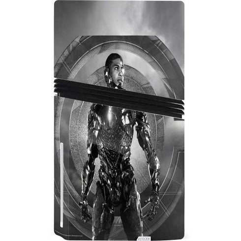 The Justice League (2017) Cyborg Poster PS5 Pro Disk Bundle Skin