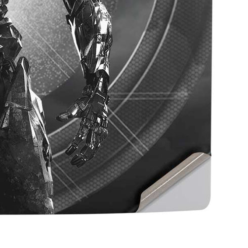 The Justice League (2017) Cyborg Poster PS5 Pro Disk Console Skin