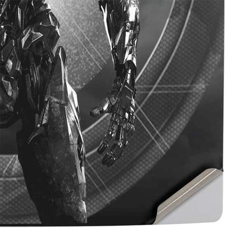 The Justice League (2017) Cyborg Poster PS5 Slim Digital Edition Console Skin