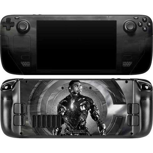 The Justice League (2017) Cyborg Poster Steam Deck Handheld Gaming Computer OLED Skin