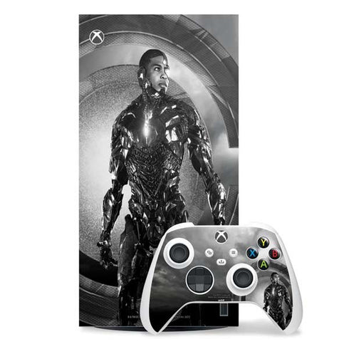 The Justice League (2017) Cyborg Poster Xbox Series X Skins