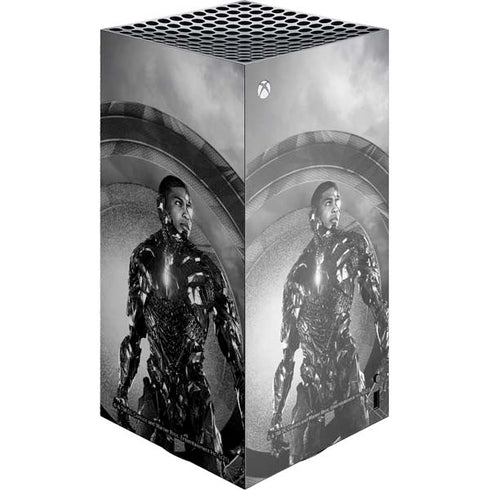 The Justice League (2017) Cyborg Poster XBox Series X Digital Edition Console Skin