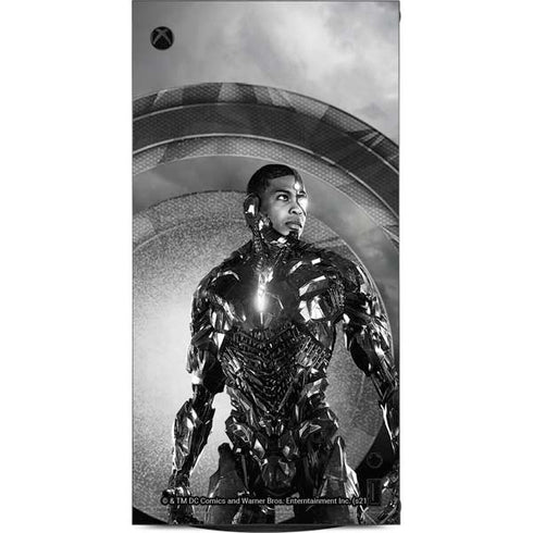 The Justice League (2017) Cyborg Poster XBox Series X Digital Edition Console Skin