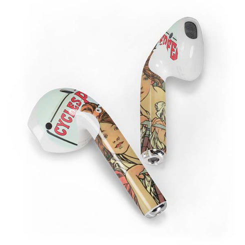 Alphonse Mucha Cycles Perfecta Apple AirPods Skin