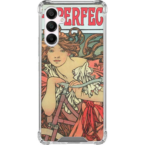 Alphonse Mucha Cycles Perfecta Galaxy A16 5G Clear Case