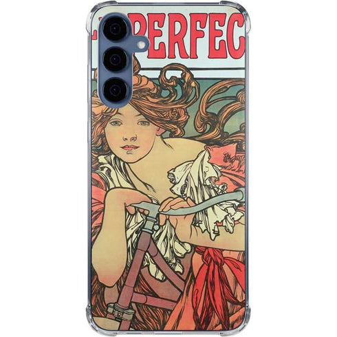 Alphonse Mucha Cycles Perfecta Galaxy A35 5G Clear Case